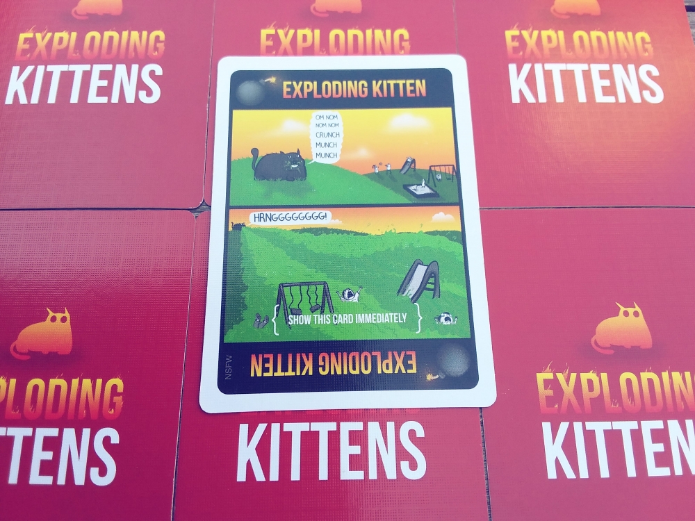 Exploding Kittens cardgame